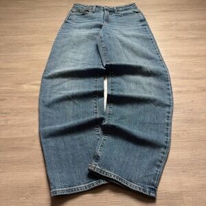 26x28 Faded Skater Balloon Wide Leg Jeans Vintage Y2K